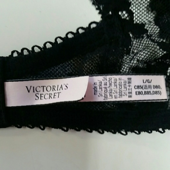 Victoria's Secret NWOT velvet bralette size L - Picture 7 of 7